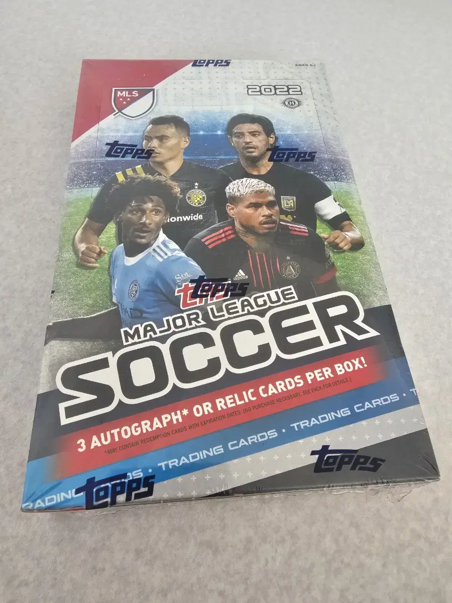 2022 Topps MLS Soccer kard box