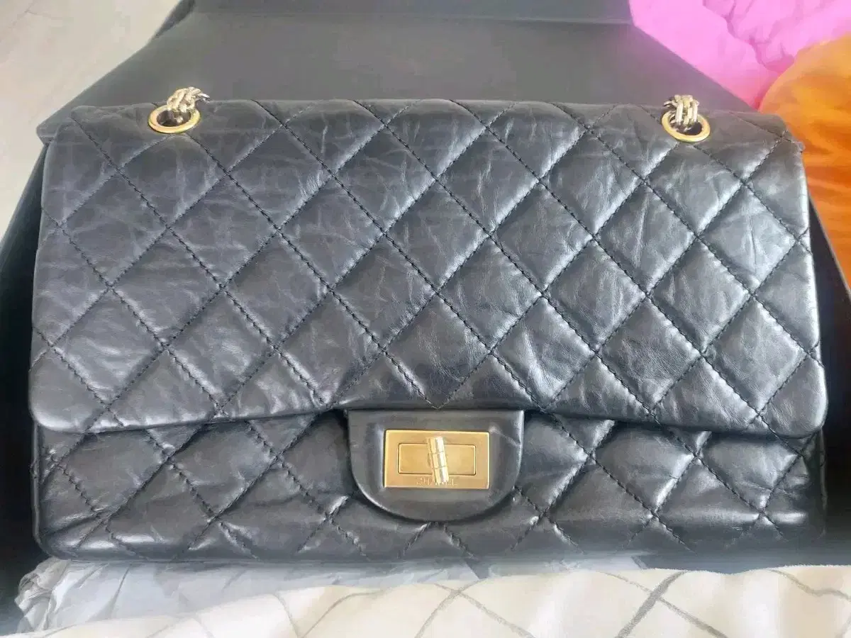 (Today only this price)Genuine Chanel 2.55 vintage maxi (old.large) keum selling