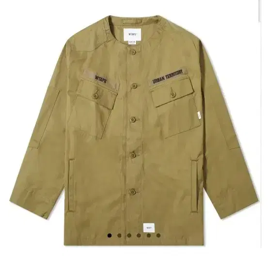 WTAPS COLLARLESS SCOUT SHIRT 3size