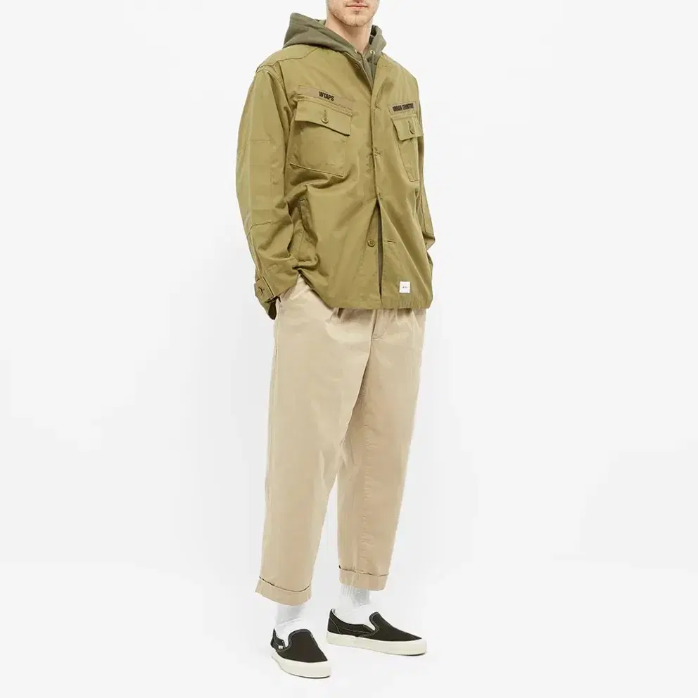 WTAPS COLLARLESS SCOUT SHIRT 3size