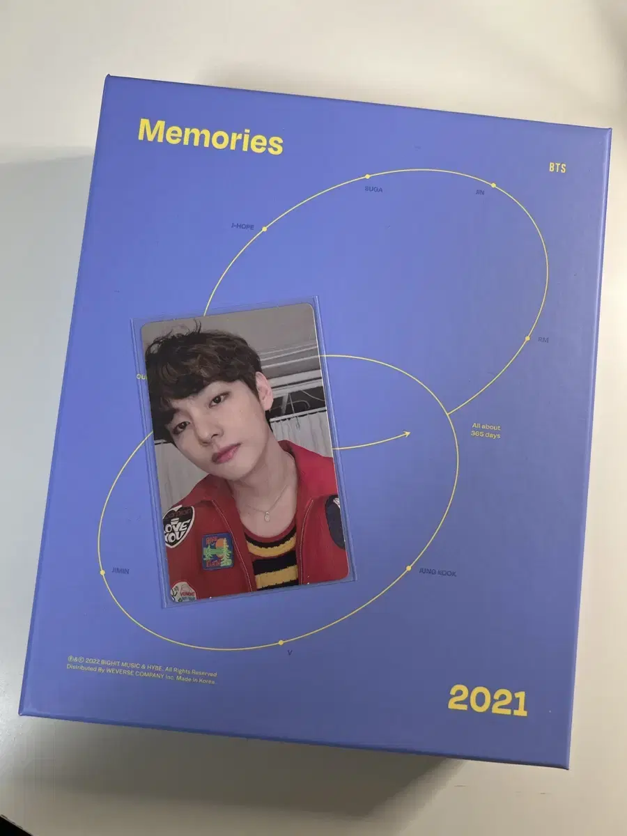 방탄 2021메모리즈 블루레이 태형포카 풀셋 양도