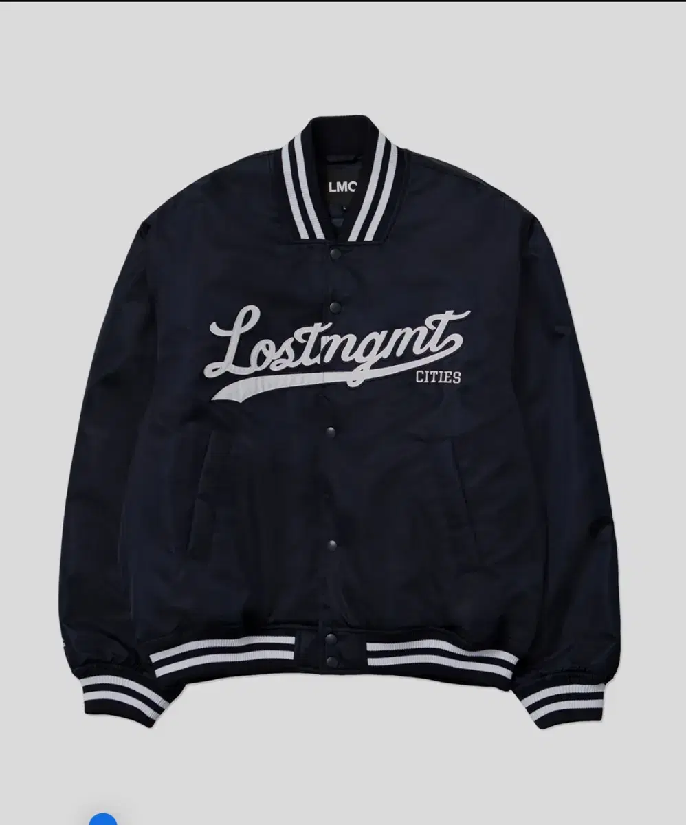 LMC EMB BASEBALL JACKET navy