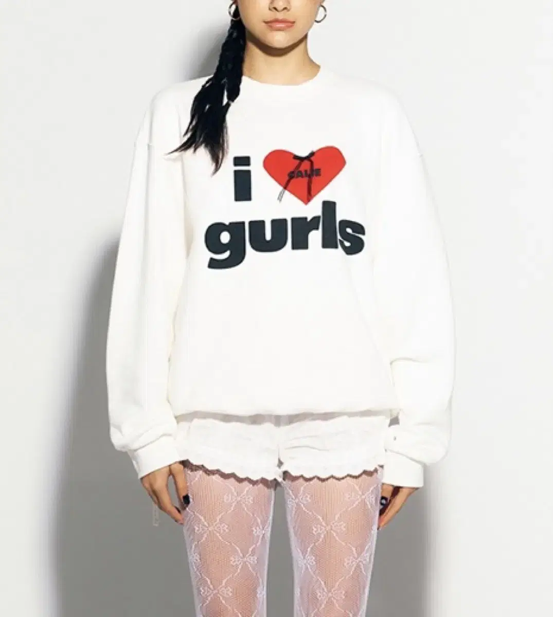 애즈이프캘리 맨투맨 CALIE GURLS SWEATSHIRT