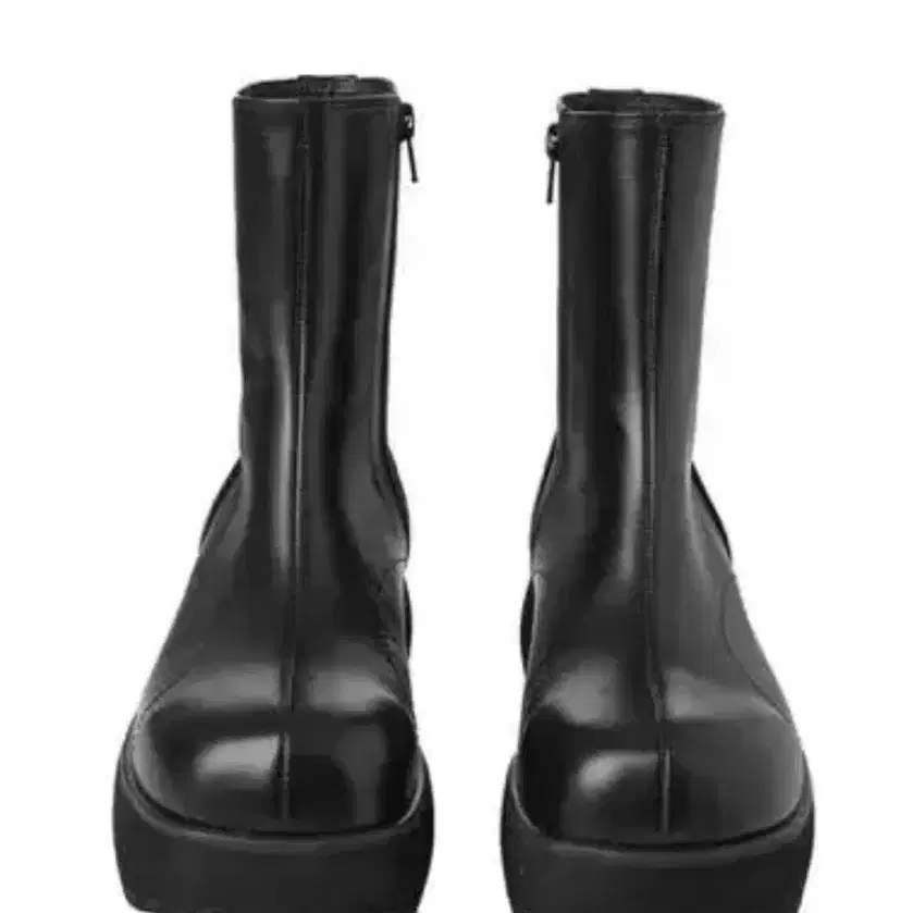 Theopen product LEATHER PLATFORM BOOTS