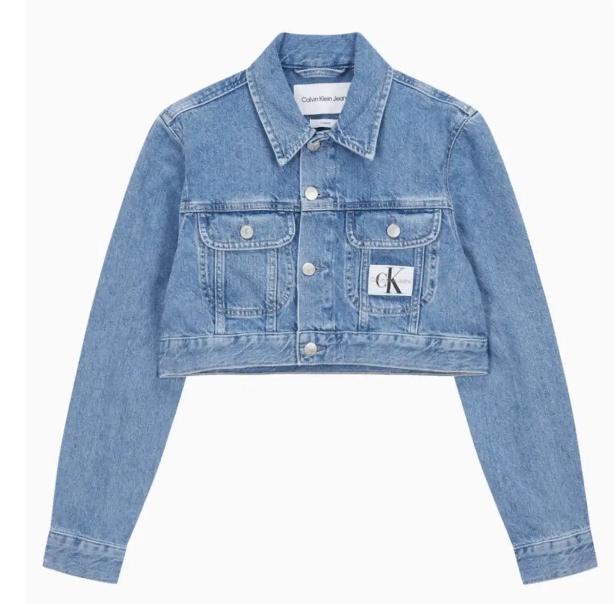 Calvin Klein jin cropped denim jacket