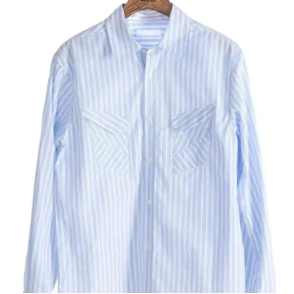 Aieul buj bias two pocket shirt stripe