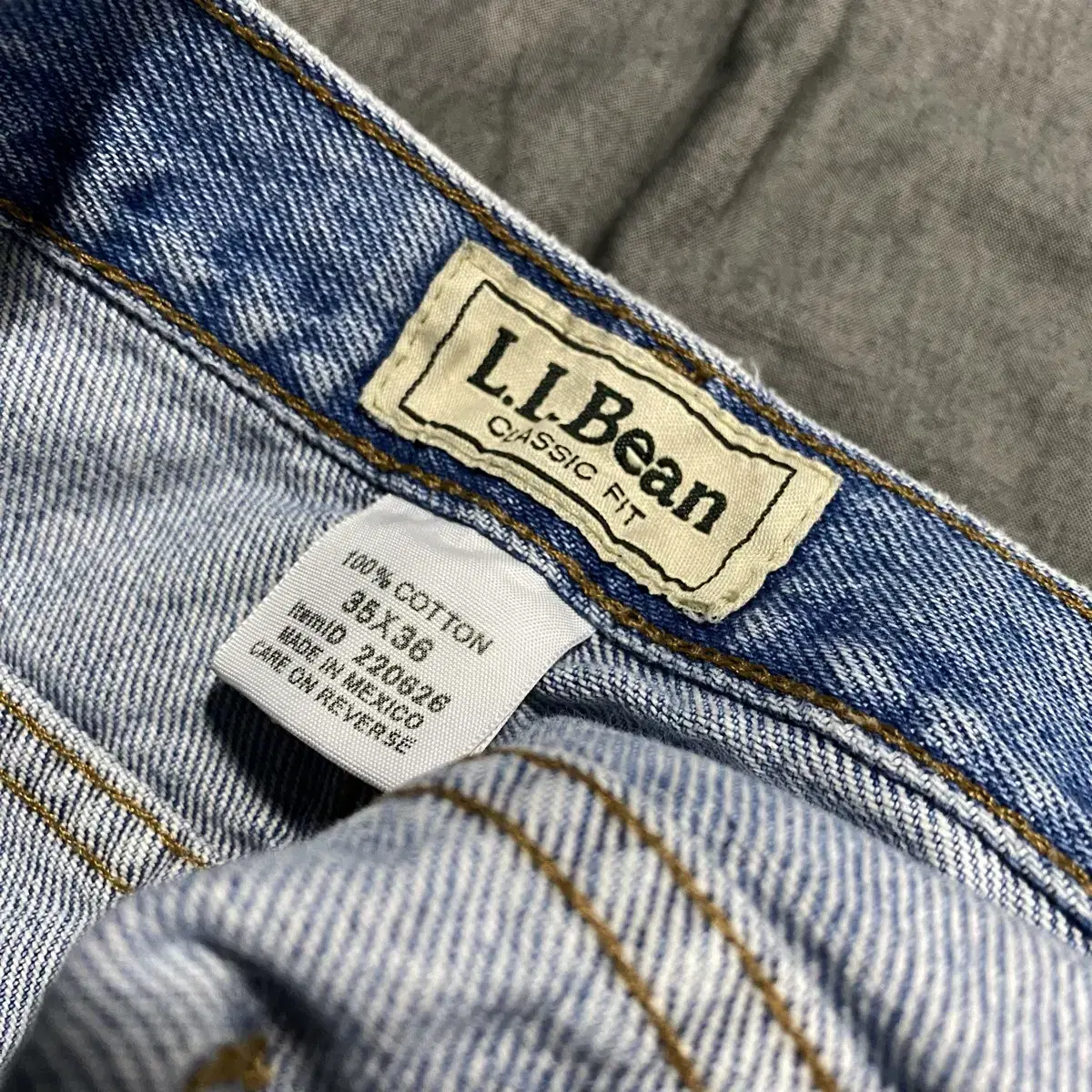 L.L. Bean Denim Pants Sz 35X36