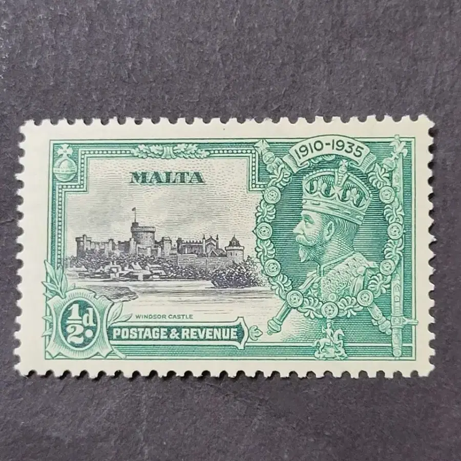 1935년 영국 킹조지5세 기념 우표Malta