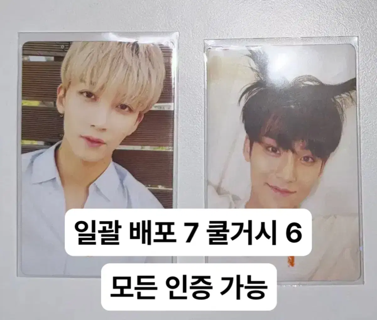 급전)) 세븐틴 정한 민규 포카 양도 박화윤 박화밍