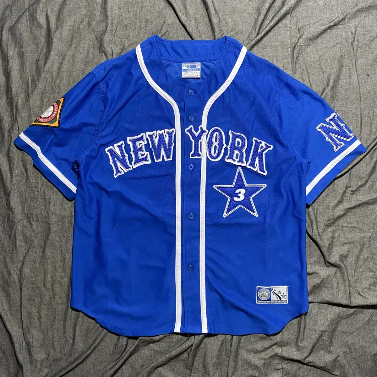 Fox Sport Baseball Jersey Sz L