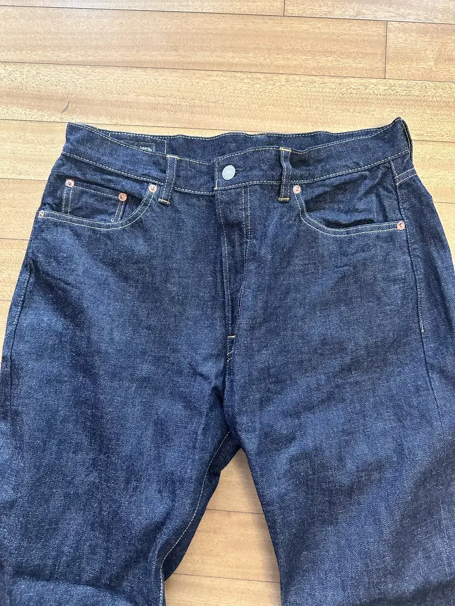 데밀 청바지 LOT 012P Slim Straight 14oz 셀비지