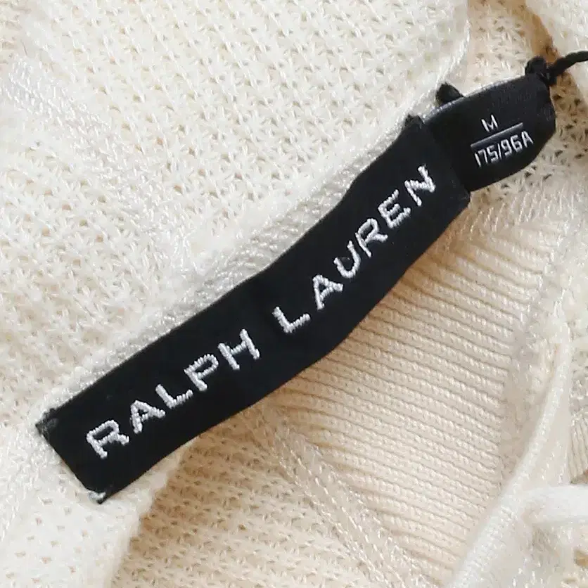 폴로 랄프 로렌 [Polo Ralph Lauren] 크림 와플 후드 니트