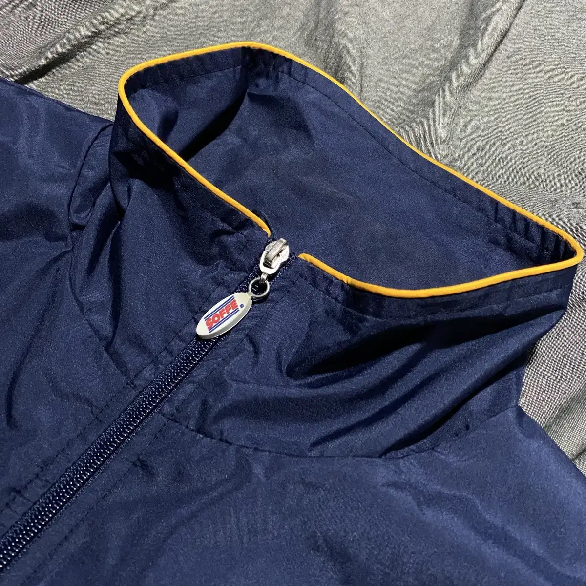 SOFFE Navy Training Jacket Sz L