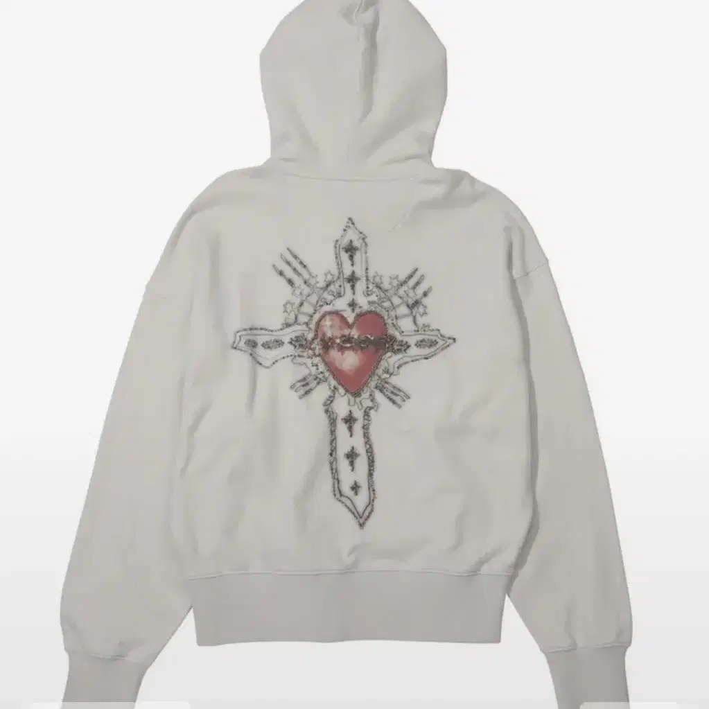 스컬프터 Beaded Saint Hoodie Zip-Up