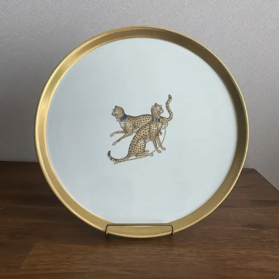 Porcelaine de Paris Round Tray