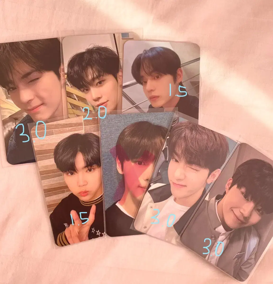 ZB1 Photo Card photocard I transfer sung hanbin Kim Taerae Kim Jiwoong Park Gunwook Zhang Hao