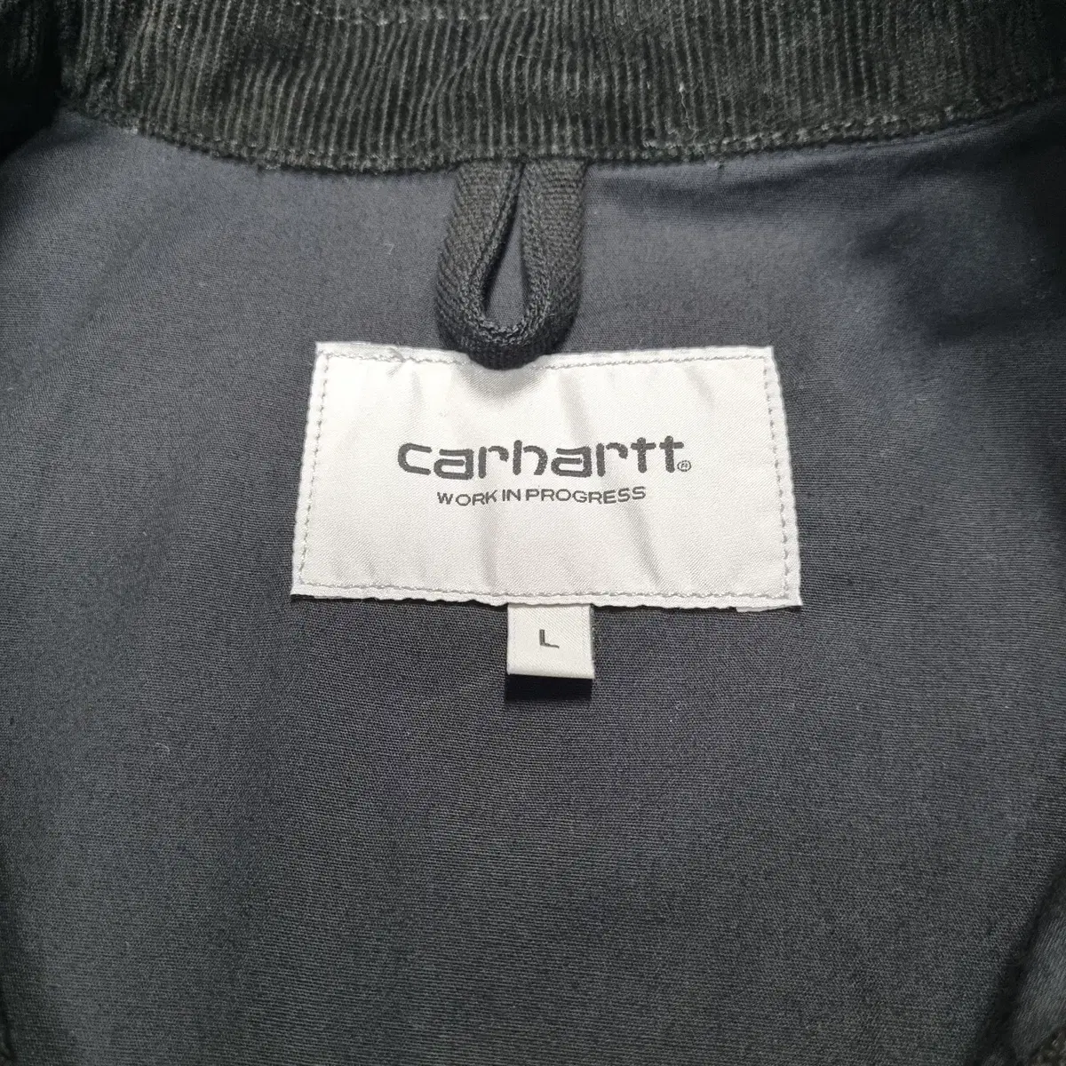 칼하트 wip 디트로이트 자켓 블랙 리지드 - L    carhartt