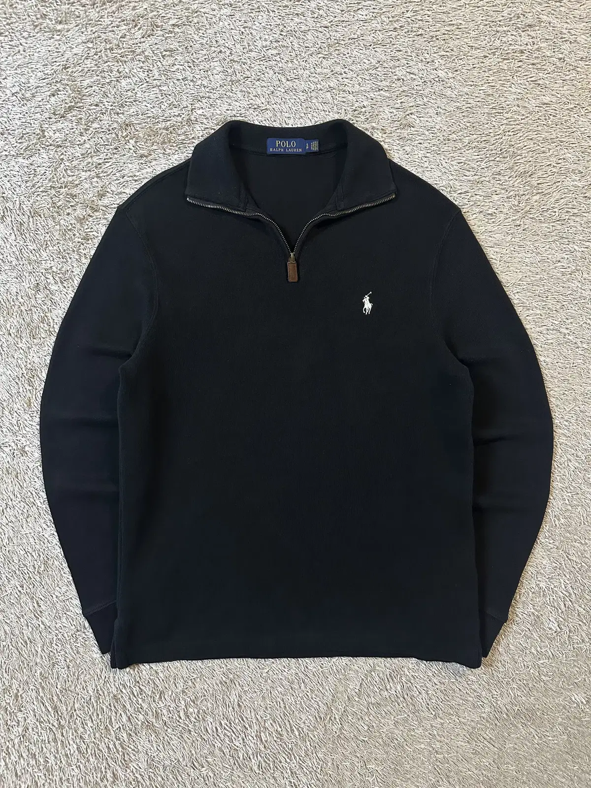 [S] Polo Ralph Lauren POLO New White Pony Half Vahn Knit Black