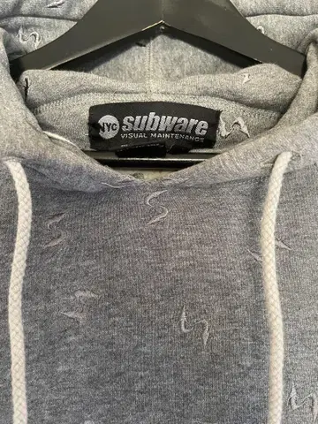 SUBWARE 올 패턴 로고 후디 RECON NYC STASH
