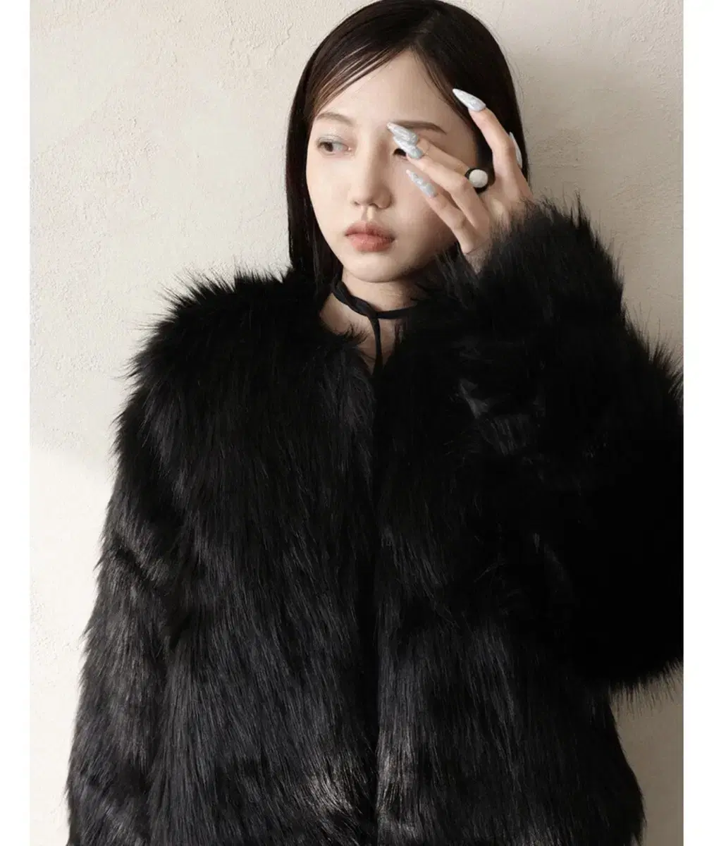 미애 MIAE Cozy fur jacket