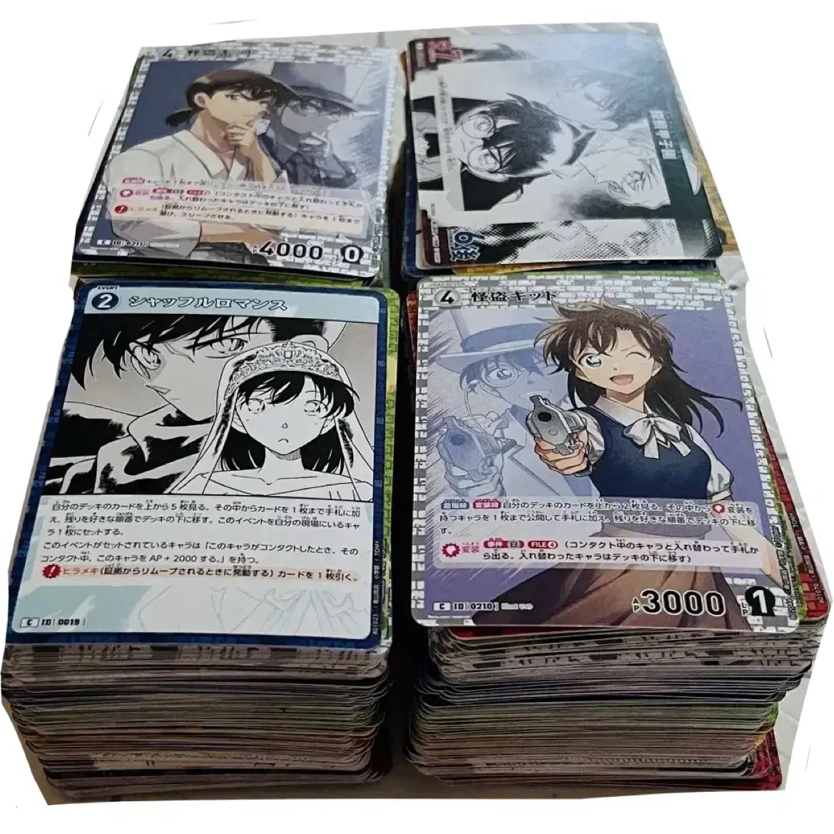 명탐정코난 tcg카드 600장 엄청 싸게 팔아요 괴도키드신이치아무로아카이