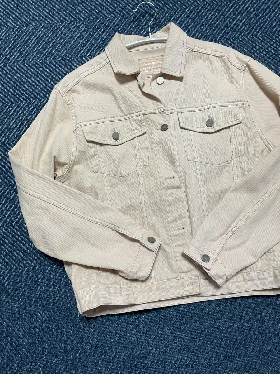 Denim Jacket Ivory Color