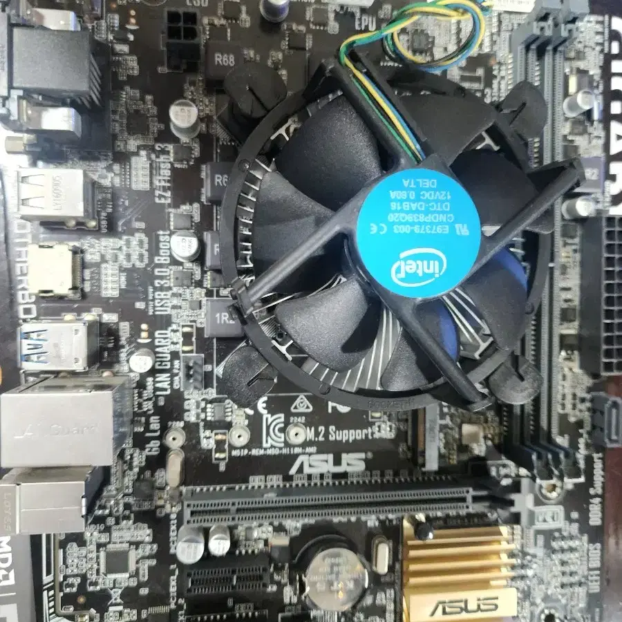 Asus h110 보드 +cpu g4400