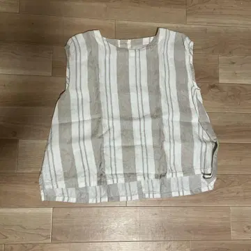 바스코 민소매 스트라이프 탑 사이즈 2