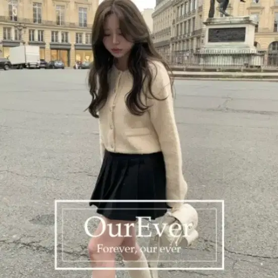 리브아워 fave pleats skirt 플리츠 스커트 블랙 스몰