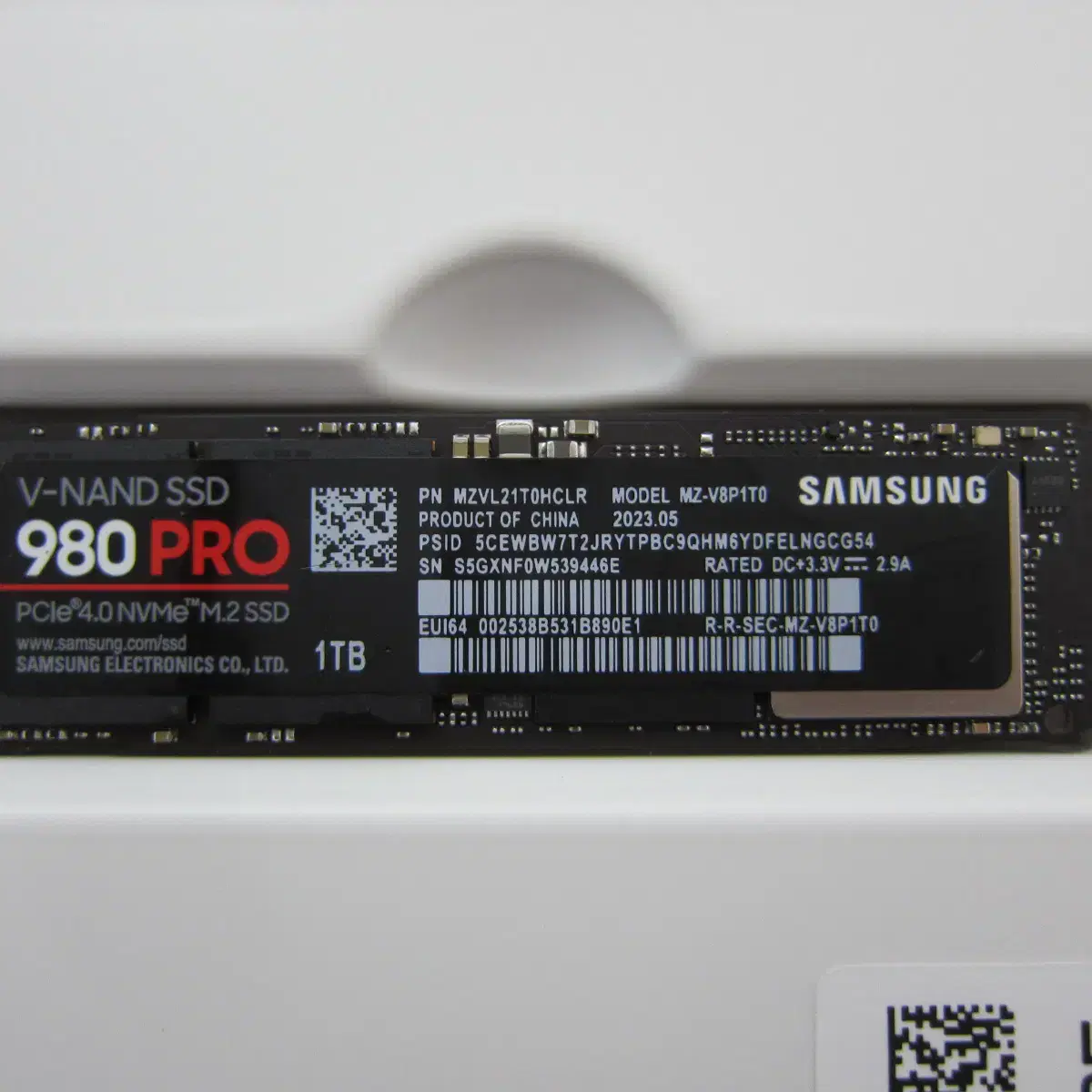 삼성전자 980 PRO M.2 NVMe 1TB (AS 2028년 5월)