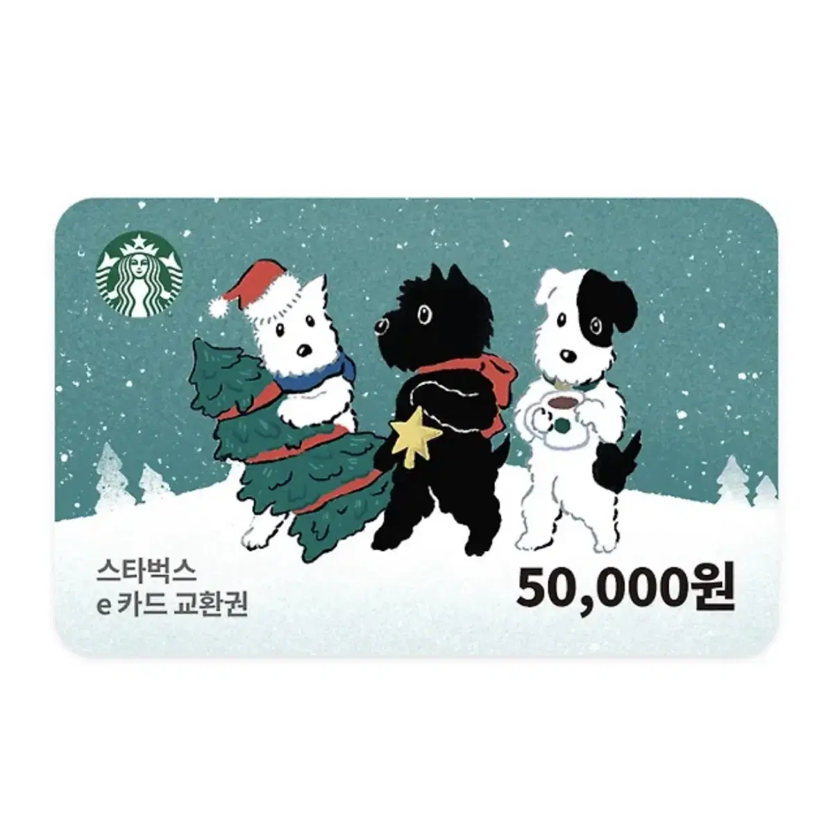 스타벅스 5만원권 카카오 기프티콘