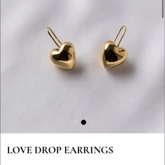 엉썽 encens love drop earrings