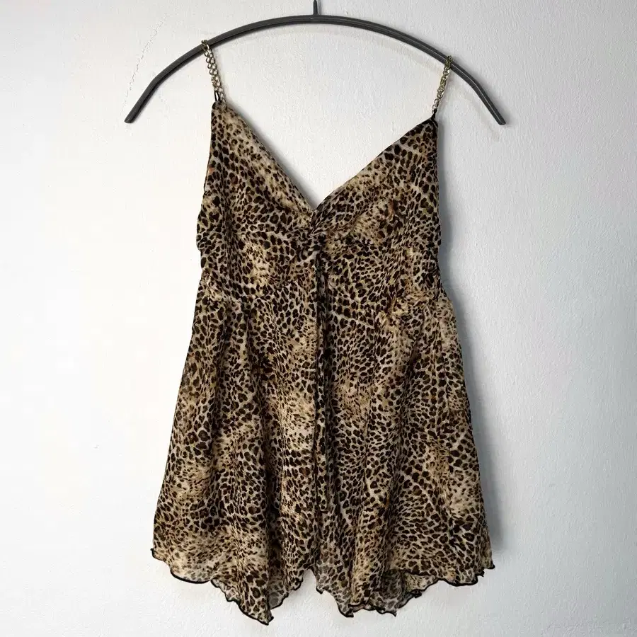 vintage leopard sleep dress