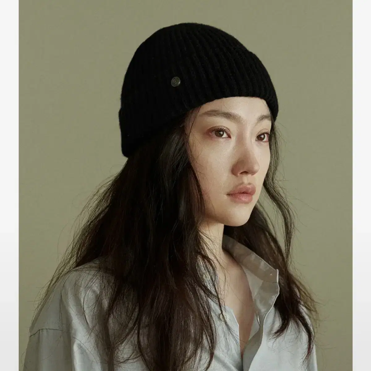 포에지담 울 비니 Wool beanie_black (unisex)