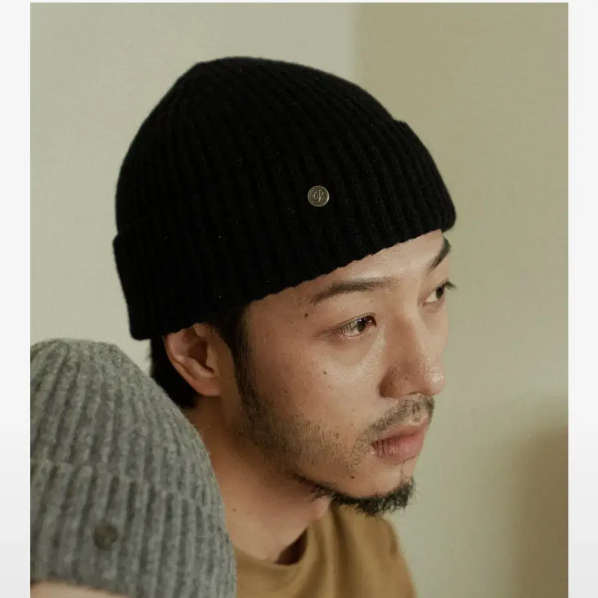 포에지담 울 비니 Wool beanie_black (unisex)