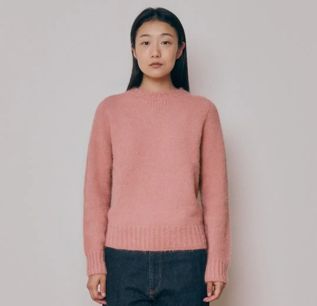 니틀리 wole garment wool sweater(pink)