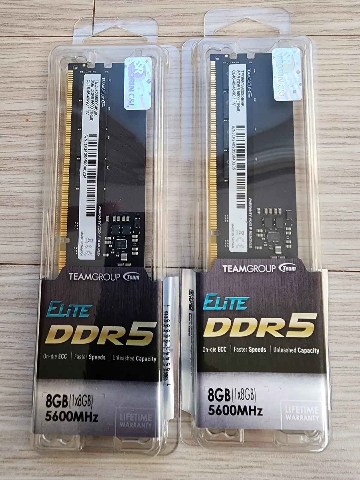 TeamGroup DDR5-5600 CL46 Elite 서린 (8GB 램