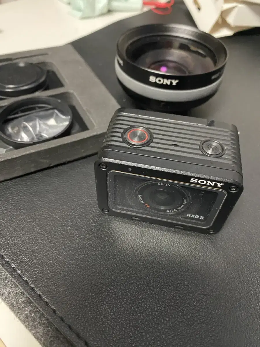 SONY RX0M2+VCL-HG0737C+렌즈 컨버터+추가커버