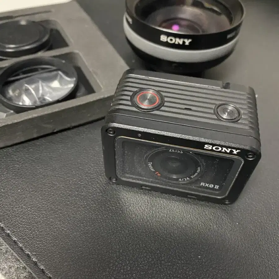 SONY RX0M2+VCL-HG0737C+렌즈 컨버터+추가커버