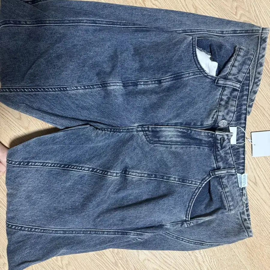 노메뉴얼 T.S DENIM PANTS - WASHED NAVY