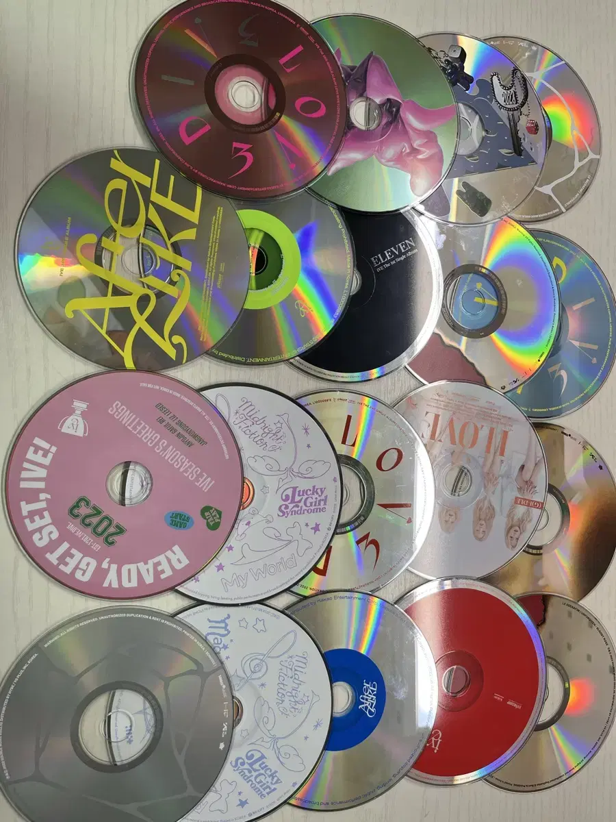 아이브 르세라핌 뉴진스 에스파 아일릿 각종 씨디 시디 CD