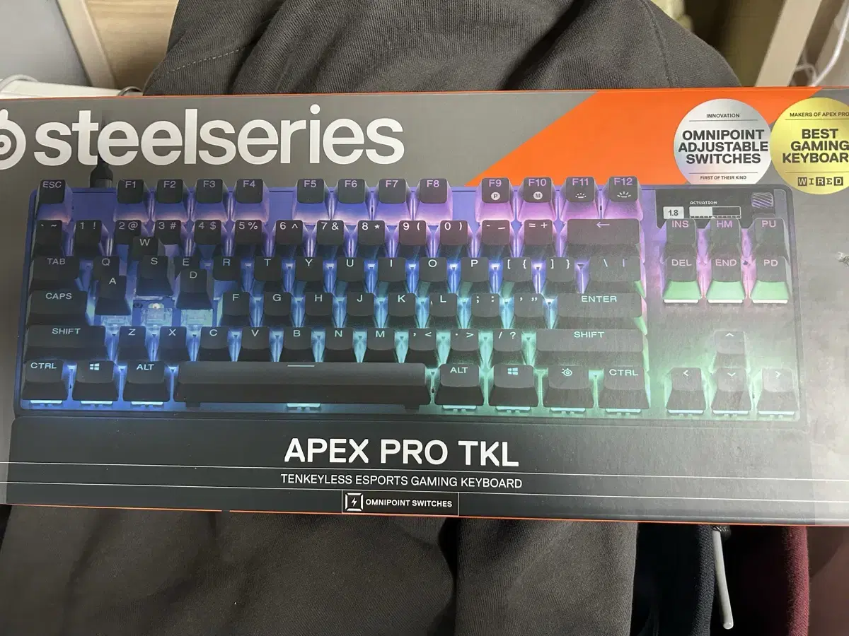 스틸시리즈 apex pro tkl