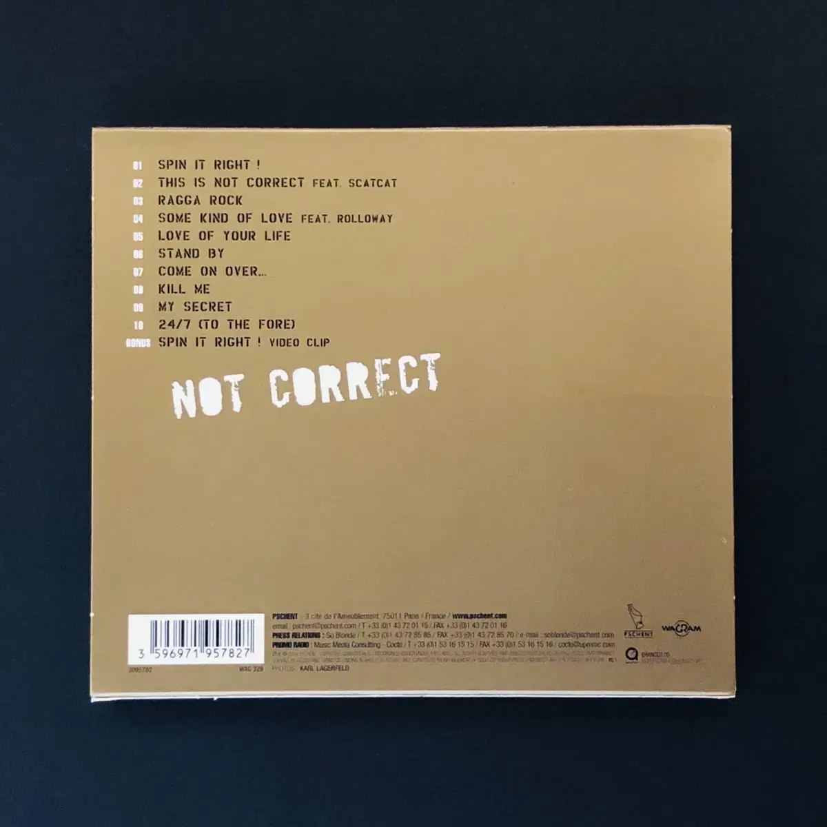 [CD중고] Charles Schillings / Not Correct