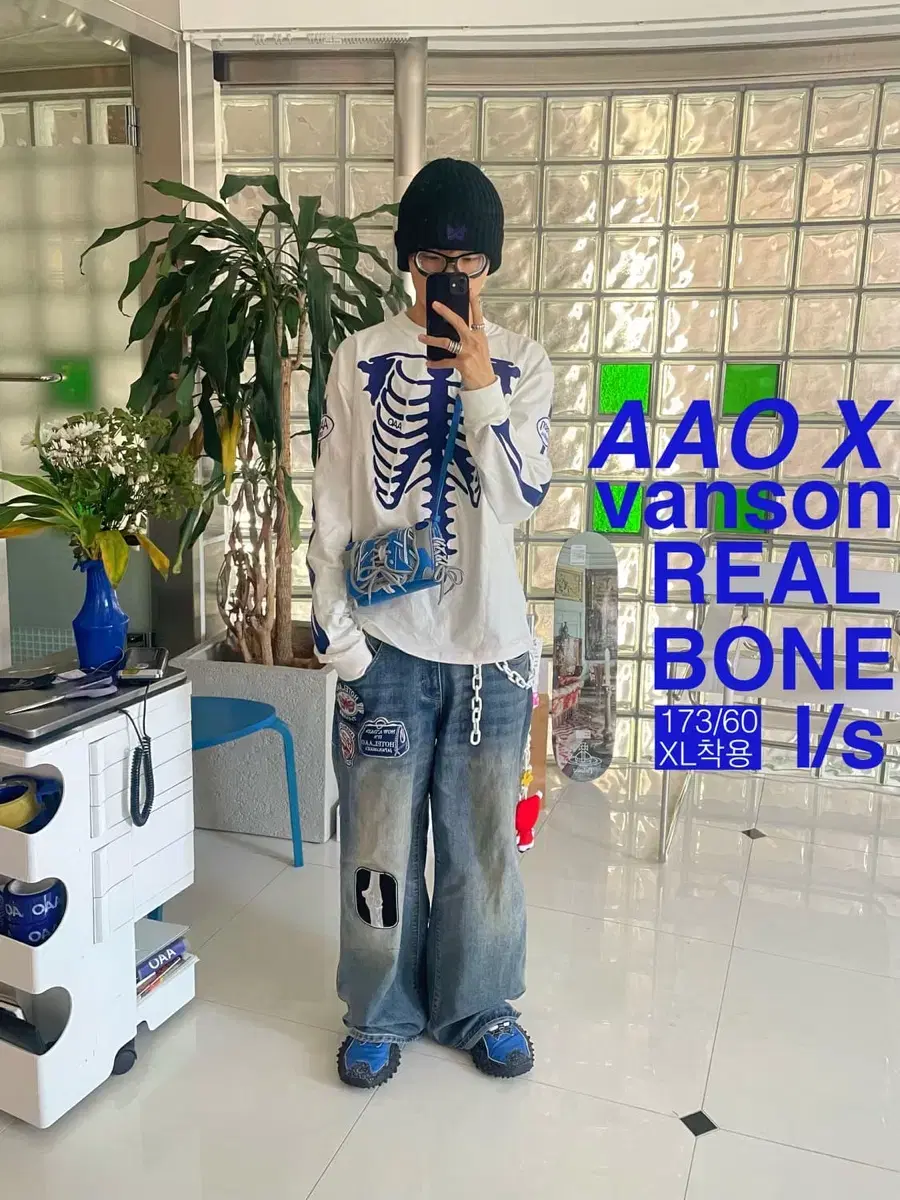 AAO X vanson REAL BONE LONG SLEEVE