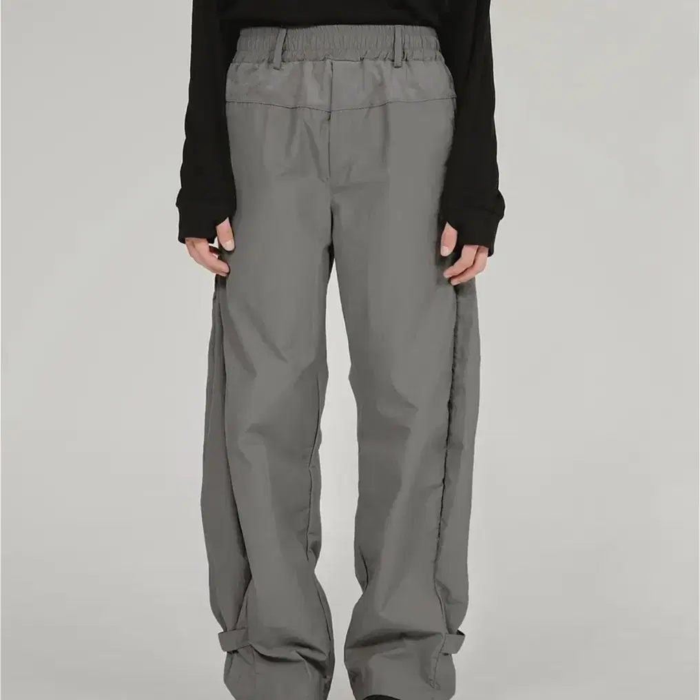 플레어업 Wide Split Pants - Dark Gray 1