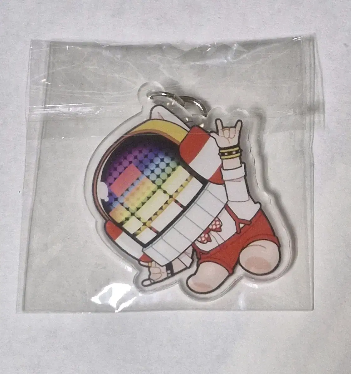 Zombiego Max Acrylic Cheeks keyring unsealed