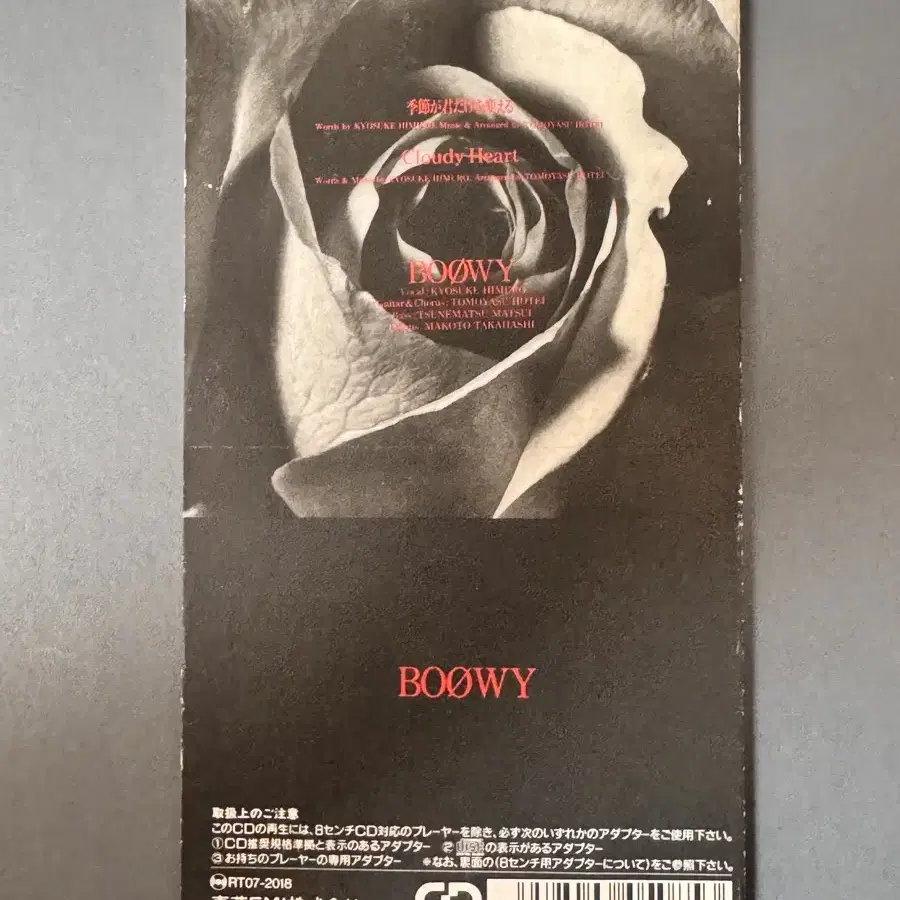 BOOWY(보위)_키세츠가 키미다케오 카에루