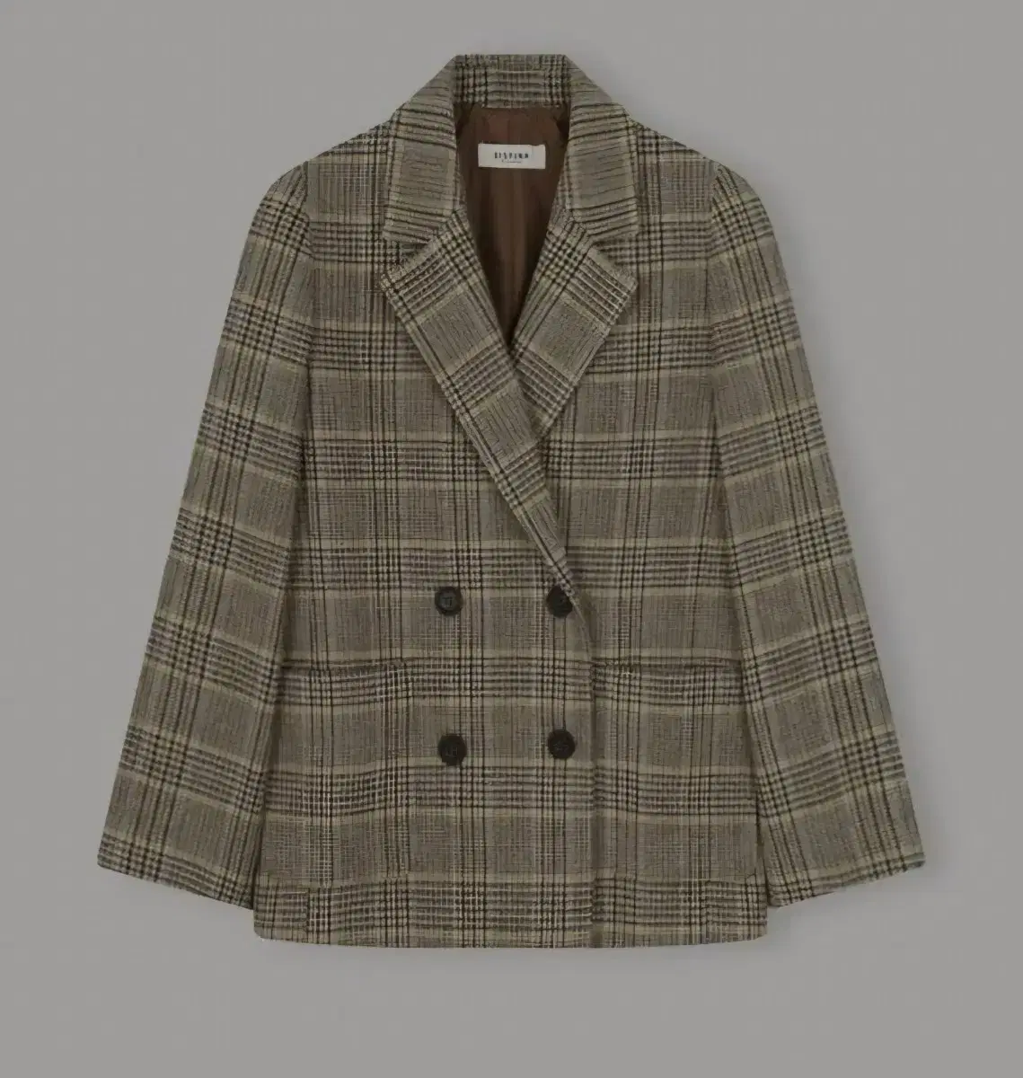 Sistina Wool Check Double Jacket 55 / SISTINA