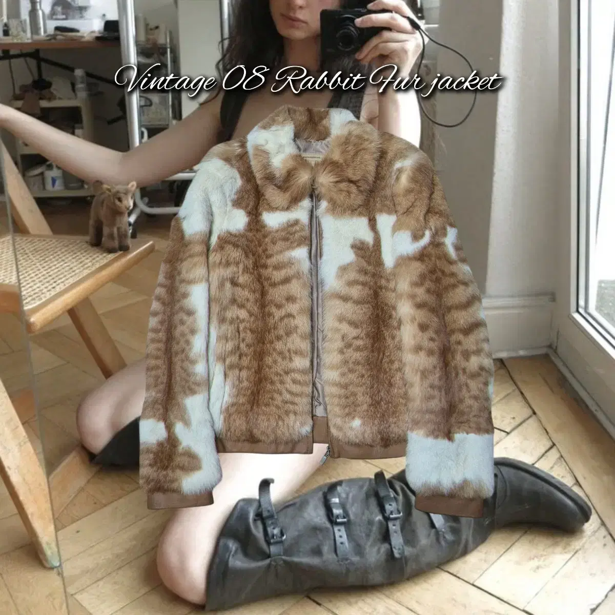 Vintage 08 Rabbit Fur jacket