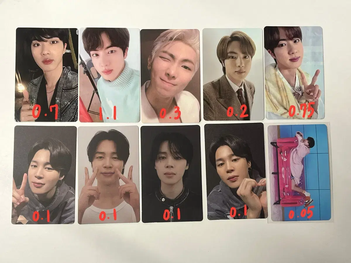 BTS bangtan jin suga rm j-hope jimin v jungkook photocard postcard Merchandise